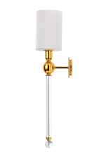 Бра Crystal Lux MIRABELLA AP1 GOLD/WHITE - цена и фото Бра Crystal Lux MIRABELLA AP1 GOLD/WHITE - цена и фото